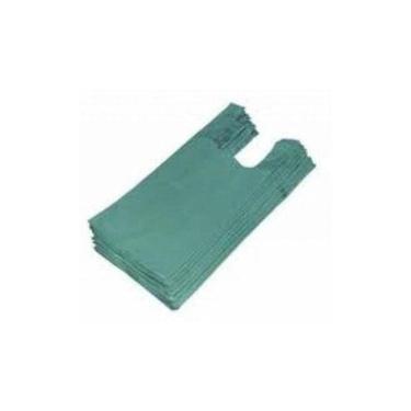 Imagem de Sacolas Plasticas Reciclada Verde 60x80 Reforçada 5kg