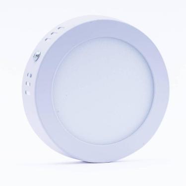 Imagem de Plafon Led Sobrepor 6w Redondo 6500k Branco Frio Bivolt - Unidade