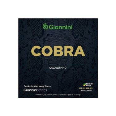 Imagem de Encordoamento P-cavaquinho Giannini Cobra Niquel Pesada Gescp