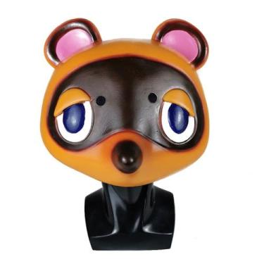 Imagem de Máscara de cosplay Tom Nooks Latex Halloween Carnaval Páscoa - yiweisa