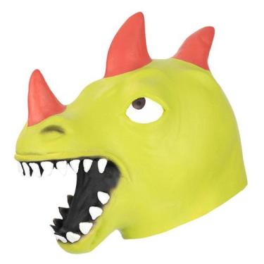 Imagem de Capacete de dinossauro Mask Halloween Latex Cosplay para adultos - yiw