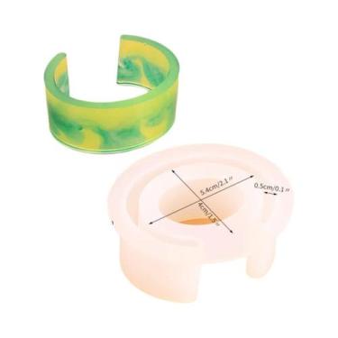 Imagem de Moldes De Silicone Para Resina Epóxi Em Tamanhos Variados Para Pulseir