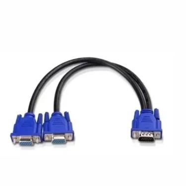 Imagem de Cabo Y Vga RGB Ligar Um Computador Em Dois Monitores