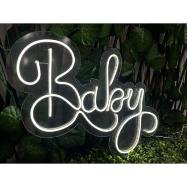 Imagem de Luminária LED BABY Iluminação para o Quarto Decoração 80cm, Branco fri