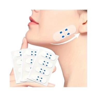 Imagem de Fita Adesiva Transparente Fina Em V Para Lifting Facial 150pçs 300pçs 