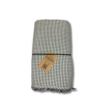 Imagem de Manta Decorativa Sofá Panamá Algodão Musgo Mescla