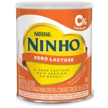 Imagem de Fórmula Infantil Ninho Sem Lactose 380G Nestlé Leite Ninho