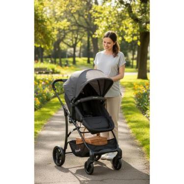 Imagem de Carrinho Bebê 2 em 1: Moisés & Cadeira Passeio Conforto - Congratulati