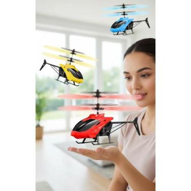 Imagem de Mini Drone Voador Sensor Mão Recarregável - Cores Variadas - Congratul