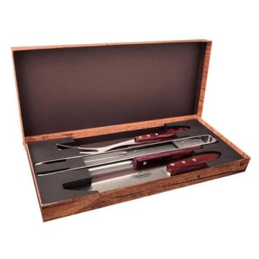 Imagem de Kit Churrasco Tramontina Polywood - 3 Peças