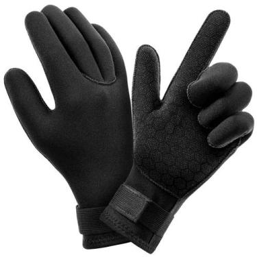 Imagem de Luvas de Neoprene 3mm para Mergulho - Térmicas e Antiderrapantes, BR-M
