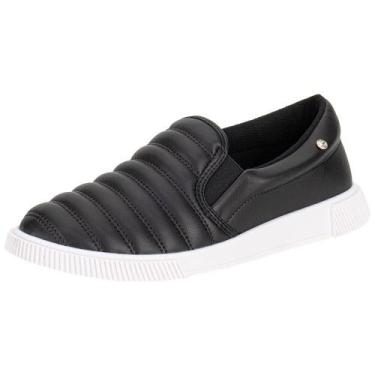 Imagem de Tênis feminino slip on moleca 5830100, Preto, 35