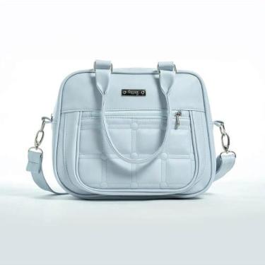Imagem de Bolsa de Maternidade Hug Média Caramelo Azul Bebê, Azul