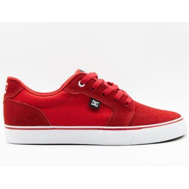 Imagem de Tênis DC Shoes DC Anvil LA WT24 Red/Red/White, 43, Vermelho