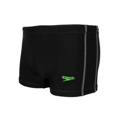 Imagem de Sunga Hidroshort Contrast Masculina Preta  Speedo , P