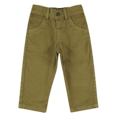 Imagem de Calça Look Jeans Sarja Collor - CAQUI - GG, GG, Caqui