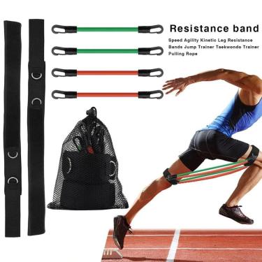 Imagem de Faixa De Resistencia Para Pernas Treinamento Força - Ideal Para Treinos Em Casa, Na Academia, Ao Ar Livre Fitness