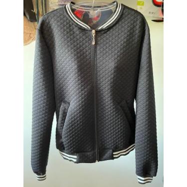 Imagem de Blusa de frio feminina preta tamanho g Karina modas - Karina modas 