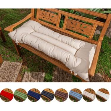 Imagem de Almofada Futon 120 cm x 50 cm liso - Riqueza Textil Ambiental, palha