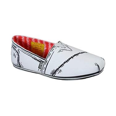 Imagem de Skechers - Womens Dr. Seuss: Bobs Plush - Good & New Shoes, Size: 6.5 M US, Color: White/Black
