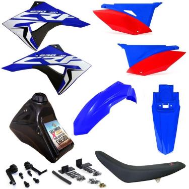 Imagem de Kit Plástico Biker Next Completo Crf 230 Adaptável Xr 200 Xr 250