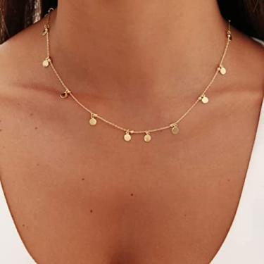 Imagem de Choker Plaquinhas Banhado a Ouro 18k