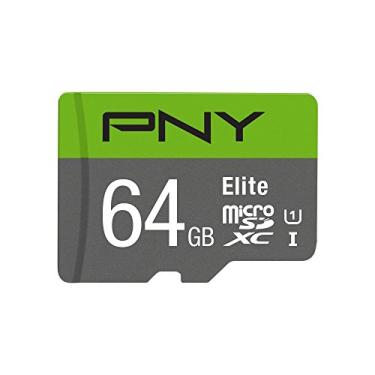 Imagem de Cartão Memória Micro SDXC 64GB Elite 100MBs PNY