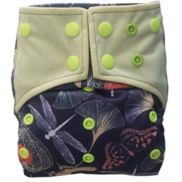 Imagem de AIO reutilizável pano lavável fralda fralda de carvão bambu inserção noturno (A-16)