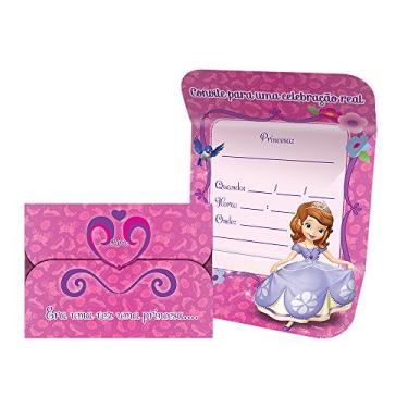 Imagem de Regina Convite Pequeno R232 Sofia The First 3 Idiomas, 8 Unidades