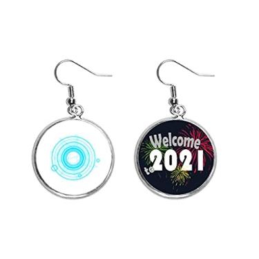 Imagem de Deslumbrante Fluorescência Cyclcircle Brincos Joias 2021 Blessing