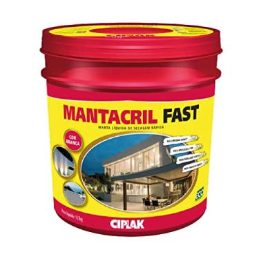 Imagem de CIPLAK MANTACRIL FAST - Manta Líquida Impermeabilizante - Evita infiltrações - Balde 12kg