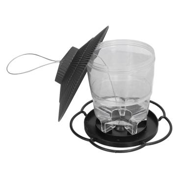 Imagem de Alimentadores de pássaros selvagens, design de pavilhão de grande capacidade, alimentador de pássaros resistente e durável, fácil de encher e ampla aplicabilidade para pátio, jardim, terraço