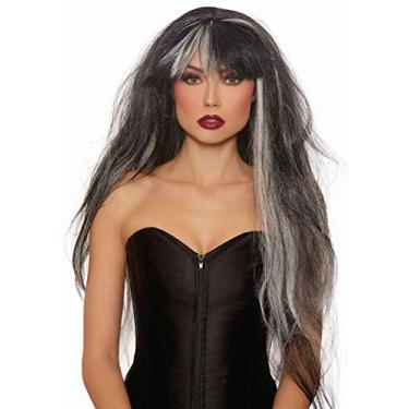 Imagem de Dreamgirl Peruca assombrada extralonga, Preto, tamanho nico