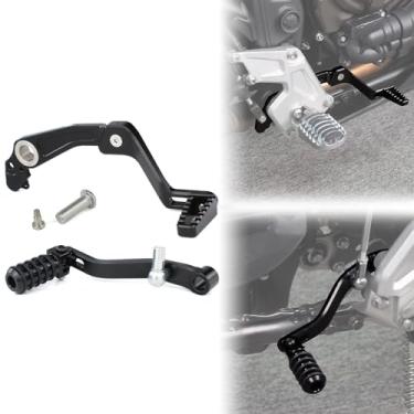 Imagem de xitomer Pedal de freio de motocicleta de alumínio + alavanca de câmbio adequado para Tenere 700 XTZ690 2024 2023 2022 2021 2020 Tenere 700 XTZ690 2019-2024, pedal de freio traseiro de motocicleta,