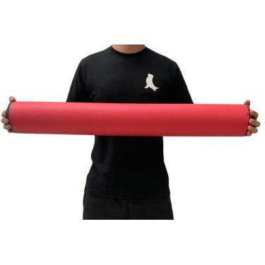Imagem de Rolo Liberação 90cm Miofascial Massagem DF1075 Vermelho Dafoca Sports