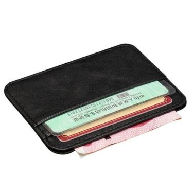 Imagem de Carteira Porta Cartão Slim Fina Pequena Luxo Couro compacta - SWG, Pre