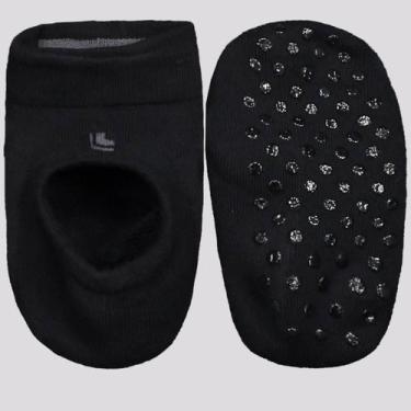 Imagem de Meia Lupo Performance Sapatilha Pilates Feminina Preta, 33-36