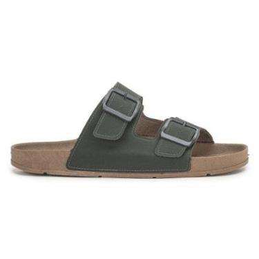 Imagem de Sandália Papete Nathos SLIDE  Masculina - Verde Militar-Masculino