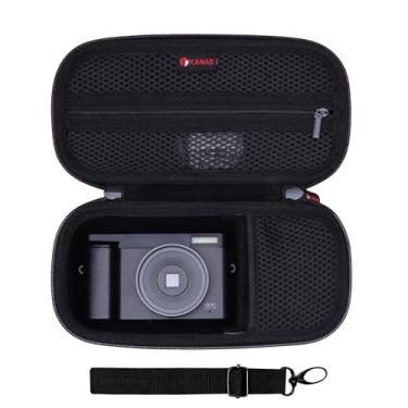 Imagem de XANAD Capa de câmera digital 4K para câmera vlogging Sony Alpha 6100, 6000, 6700, 6600, 6400/ RX100 VII ou Sony Alpha ZV-1, ZV-1F, ZV-E10, ZV-E10 II, com alça de ombro (preto) - Interna: 21 cm x 9,9