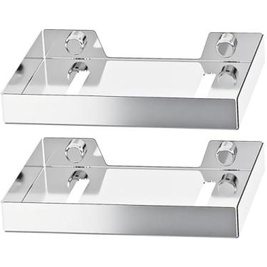 Imagem de Unidas Store, Kit 2 Porta Sabonete De Banheiro Cromado UN.Plus