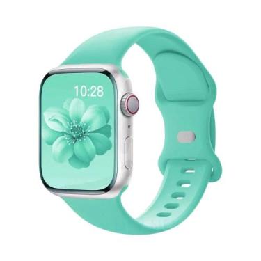 Imagem de Pulseira De Silicone De 45mm 44mm 40mm 41mm 49mm 38mm 42mm Para Apple 