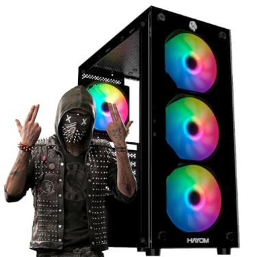 Imagem de Pc Gamer Computador Cpu Ryzen 5 5500 / SSD 500GB M.2 NVMe / 16GB Memória Ram DDR4 3200MHz / NVIDIA RTX 4060 8GB / Gabinete com 3 Fans RGB
