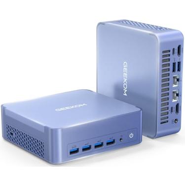 Imagem de GEEKOM Mini Pc Ax8 Max, Dual 2.5G Lan Amd Ryzen 7 8745Hs (Até 4,9 Ghz, 3 Modos) Computadores De Mesa, Radeon 780M, 32 Gb Ddr5 5600 Mhz Ram, 1 Tb Pcie Ssd, 2Xusb4/Pd/Wol/8K 4 Display/Gaming/Business/