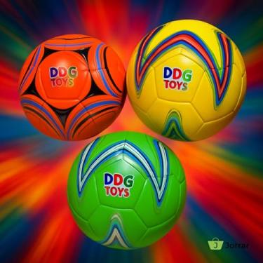Imagem de Bola De Futebol Campo Oficial Tamanho 5 para Treinos e Jogos PVC, Vinil - Cores Sortidas