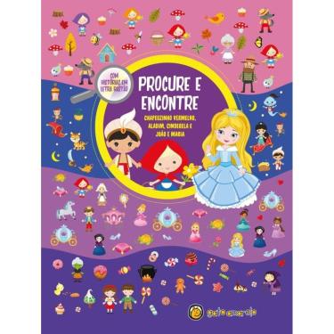 Imagem de Procure E Encontre: Chapeuzinho Vermelho, Aladim, Cinderela E João E Maria