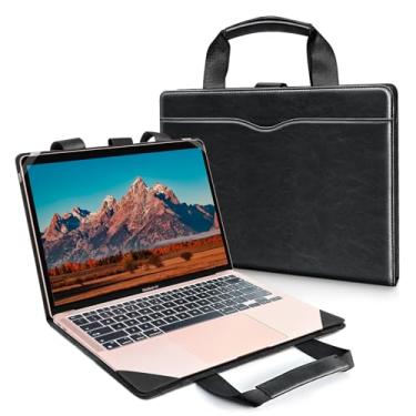 Imagem de SSS·GRGB Capa De Manga Para Macbook Air 13.6 A3113 A2681 M2 M3, 13 A2337 M1/A2179/ A1932, Pro A2338 (M2 M1)/A2289/A2251/A2159/A1989 /A1708/A1706, Pastas, Pretas