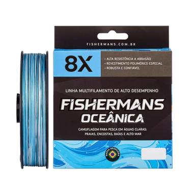 Imagem de Linha De Pesca Multifilamento Fishermans 150 Metros 8 Fios (Azul, 0,16mm / 20 libras)