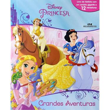 Imagem de Livro Disney Princesas Grandes Aventuras - Com 12 Miniaturas