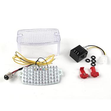 Imagem de Lanterna traseira de LED transparente Arashi para Honda SPIRIT 750 MAGNA 1994-2007, luz traseira de freio de seta, acessórios de motocicleta integrados