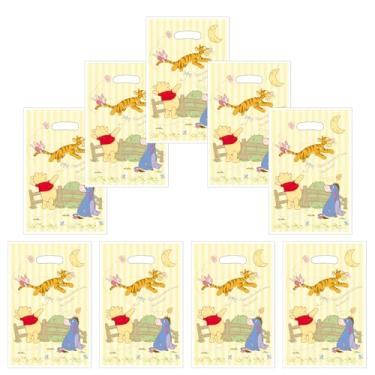 Imagem de Hupalun Sacos de presente para festa do Ursinho Pooh, 30 peças, suprimentos e decorações. Perfeito para festas de desenho animado, ideal para crianças e ótimo para eventos familiares, prêmios